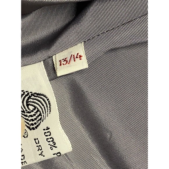 Vintage Foxmoor Wool 3 Button Herringbone Blazer Jacket Pleated Back Lined 13/14 - Picture 12 of 12